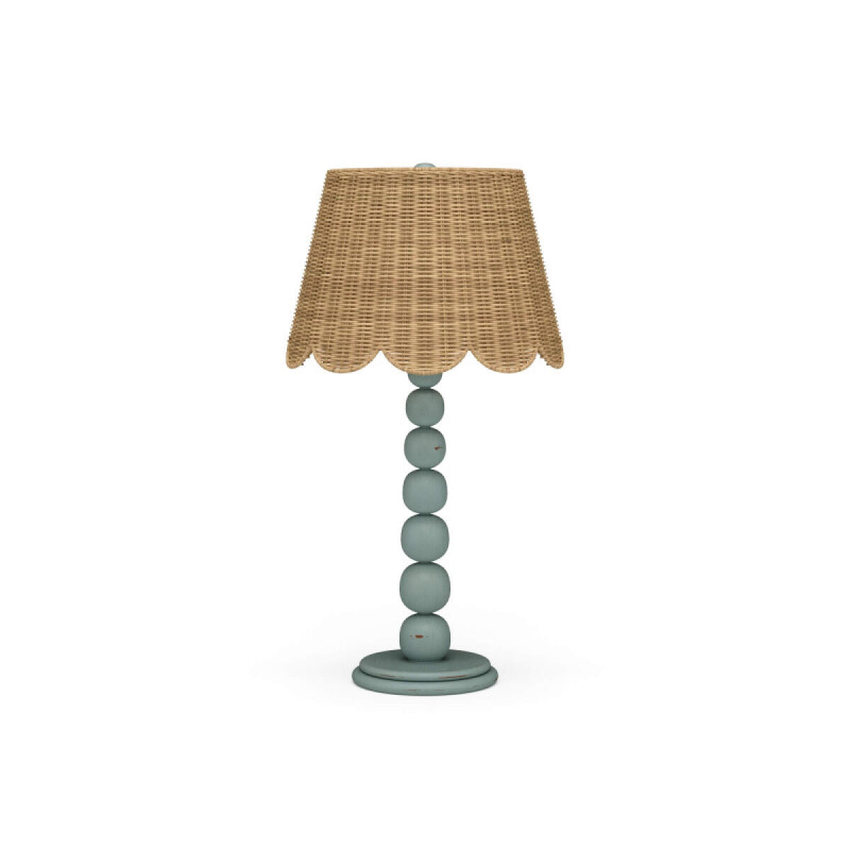 9949df16f2085e0093e2271a6441e8c4 Cholet Table Lamp W/ Scalloped Shade - Image 1