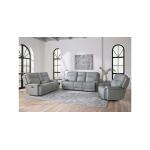 Fletcher Leather Power Reclining Loveseat with Center Console - Image 3