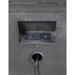 Nightstand 2 Drw W/ Power Nightstands Barnwood Oak 11