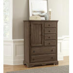 Heritage Door Chest – 6 Drwr/1 Door Chests Brown 11