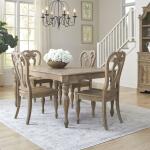 Magnolia Manor Opt 5 Piece Rectangular Table Set