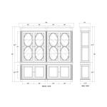 Fiona 2 Piece Display Cabinet W/ Glass Shelves - Image 2