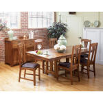 Cattail Bungalow Amber Trestle Dining Table – CATAM6300 Dining Tables A-America 11
