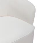 Accent Dining Chair w/ Casters - Ivory - Image 12