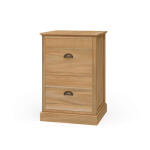Emerson 2 Drawer Filing Cabinet Office Storage Bramble 8