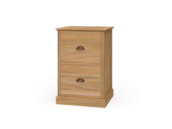 Emerson 2 Drawer Filing Cabinet Office Storage Bramble