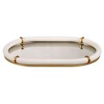 Cyprus Oval Tray, White - Image 5