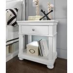 Open Night Stand White Finish Youth Nightstands Legacy Classic Furniture 12
