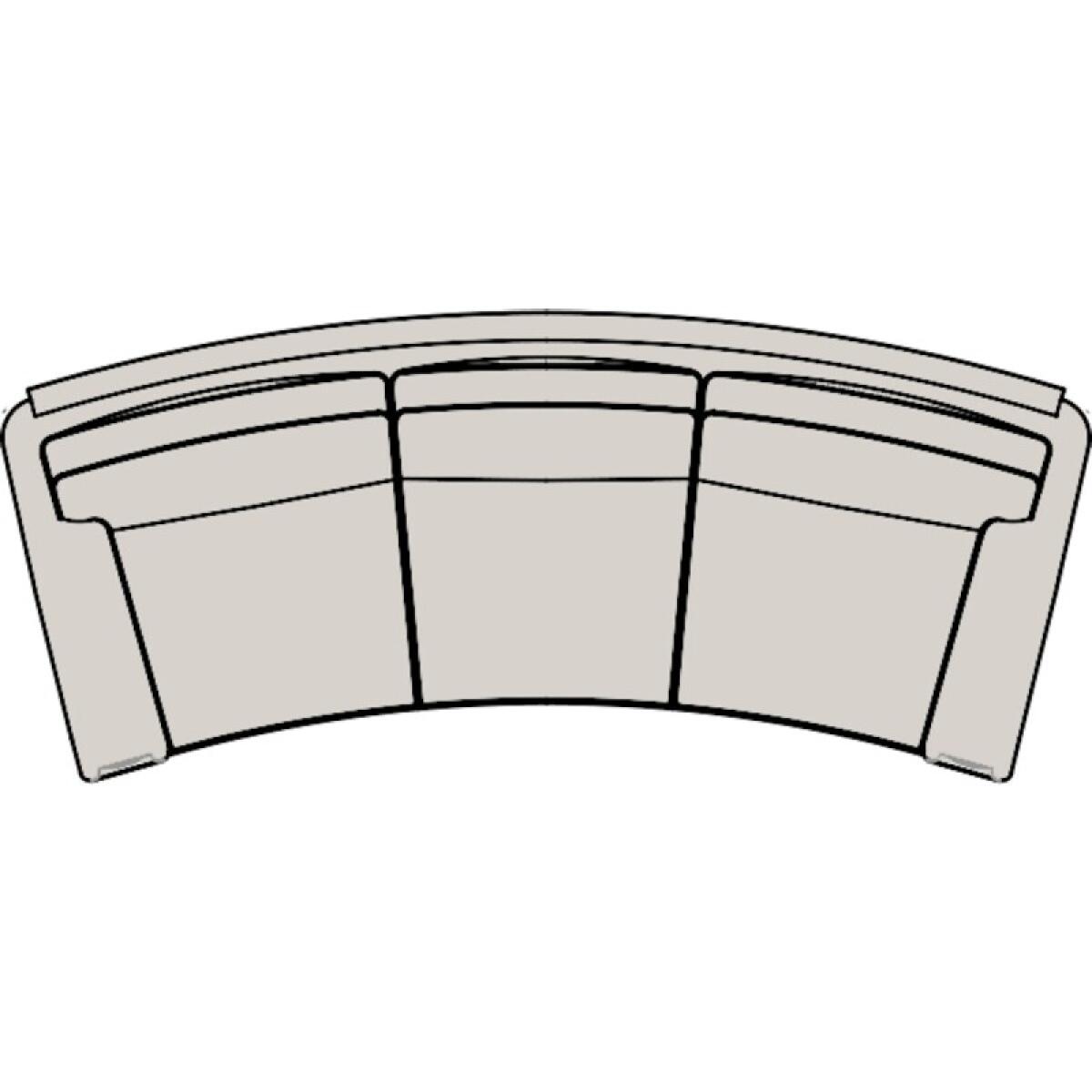 9b31c3043ea3a8d4f63fdb2b357cc024 Melville Stationary Conversation Sofa 8-Way Tie 871-99 - Image 1