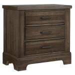 Cool Rustic Nightstand – 3 Drawers Nightstands Brown 21