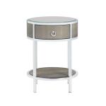 Shagreen Side Table Chairside Tables Blue 10