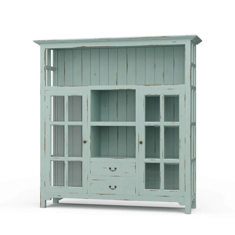 9b64089477adeb9ea4642504dd52074a Aries Kitchen Cupboard 2 Drawer - Image 1