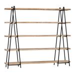 Carter Etagere Bookcases Black 11