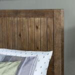 Complete Panel Bed, Full 4/6 Brown Finish - Image 7