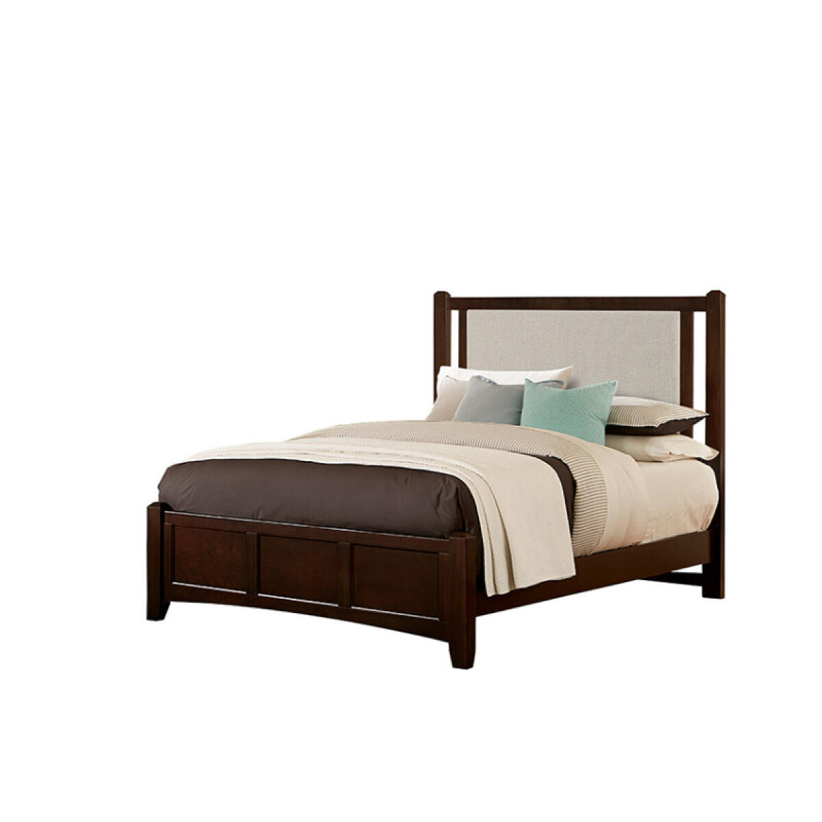 9b83411dbf396d341e46cc5eb90cd3e5 Bonanza Queen Upholstered Bed - Grey - BB27-551-054-855-922 - Image 1
