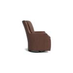 Kent Leather Slope Arm Swivel Chair - Image 4