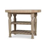 Farmhouse Butcher Block Kitchen Island - Image 4