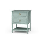 Cholet 2 Drawer Bedside Table W/ Shelf