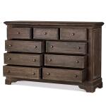 Huntley 9 Drawer Dresser Dressers Black 17