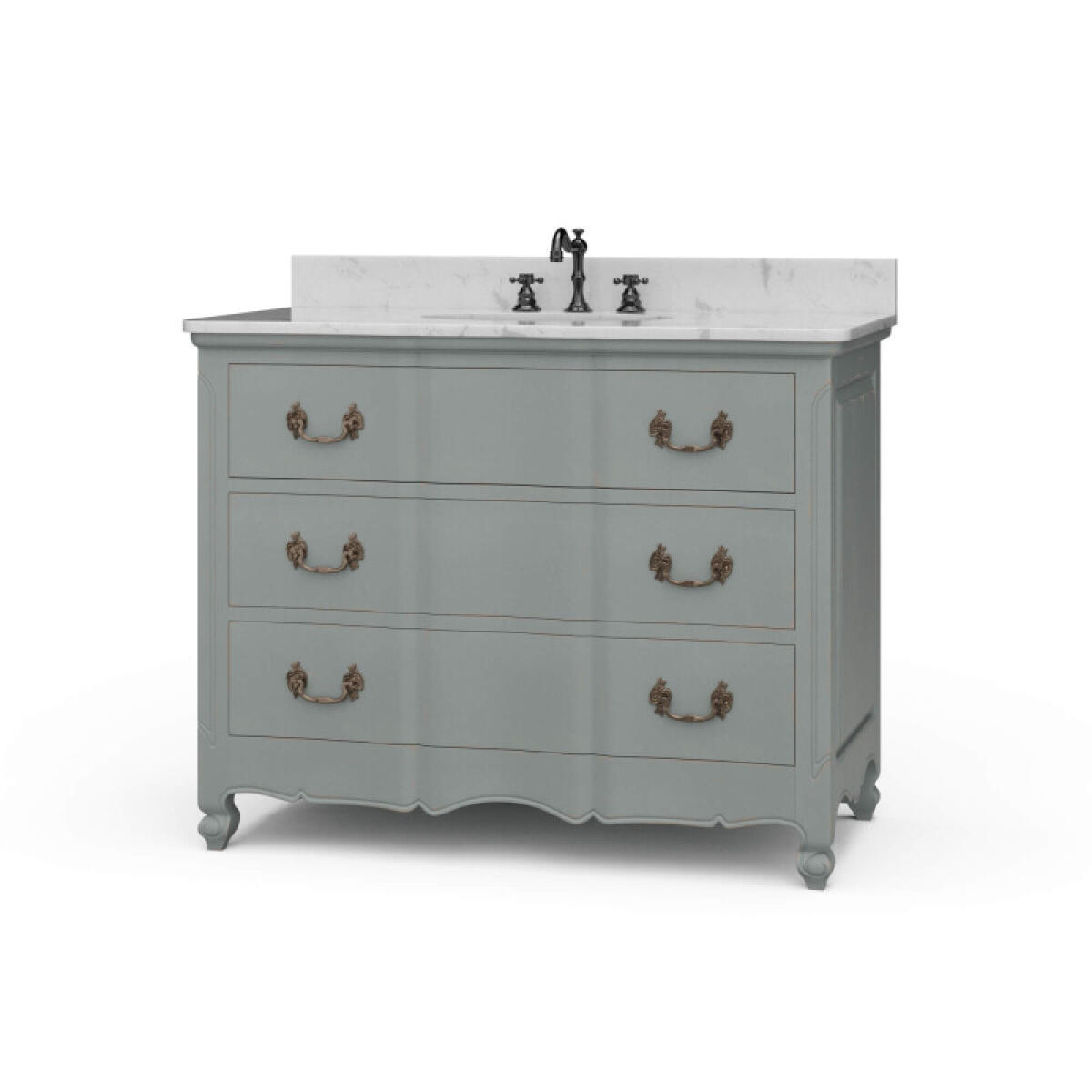 9c2411b559af6455a57d5ccbf0efc7ab Provence Single Vanity W/ Sink & Marble Top - Image 1