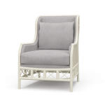 Hampton Rattan Wing Chair
