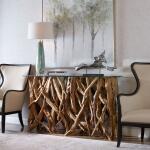 Teak Wood Console - Image 4