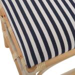 Laguna Small Bench, Striped Chairs & Benches Brown 20