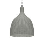 Hampton Rattan Pendant Large Lighting Bramble 17