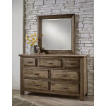 Maple Road Triple Dresser – 7 Drwr Dressers Brown 15