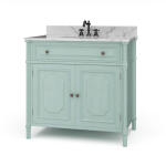 Nantes Single Vanity W/ Sink & Marble Top