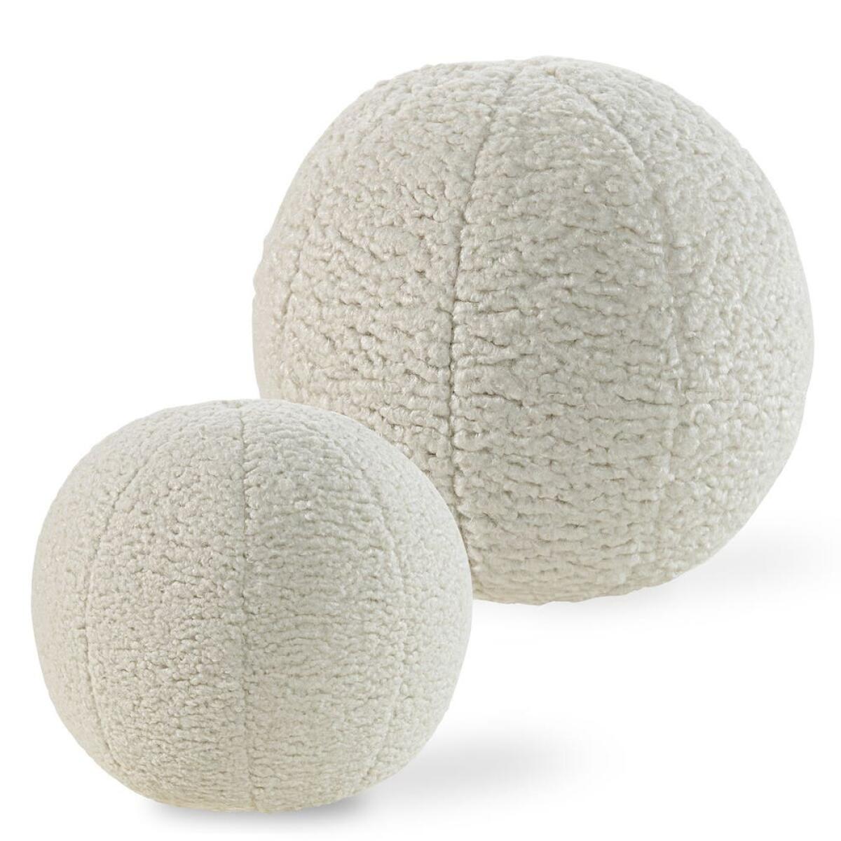 9c9f9a403cccbe0832aa5623eb644ed4 Capra Ball Pillows, S/2 - Image 1
