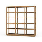 Cohan Bookshelf W/ Rattan