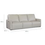 Everett Leather Modular Reclining Sofa - Image 6