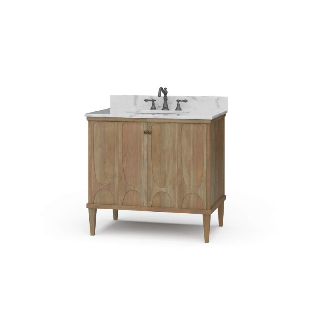 9cb44b789a81898b71f64e51aac456e7 Eclipse Single Vanity W/ Sink & Marble Top - Image 1