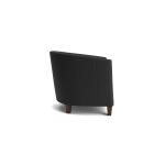 Maxwell Leather Accent Chair Chairs Bassett Furniture 10