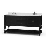 Cottage Master Vanity W/ Sink & Marble Top