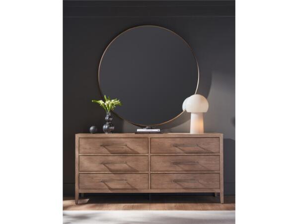 Modern Cove Drawer Dresser Dressers Brown 7