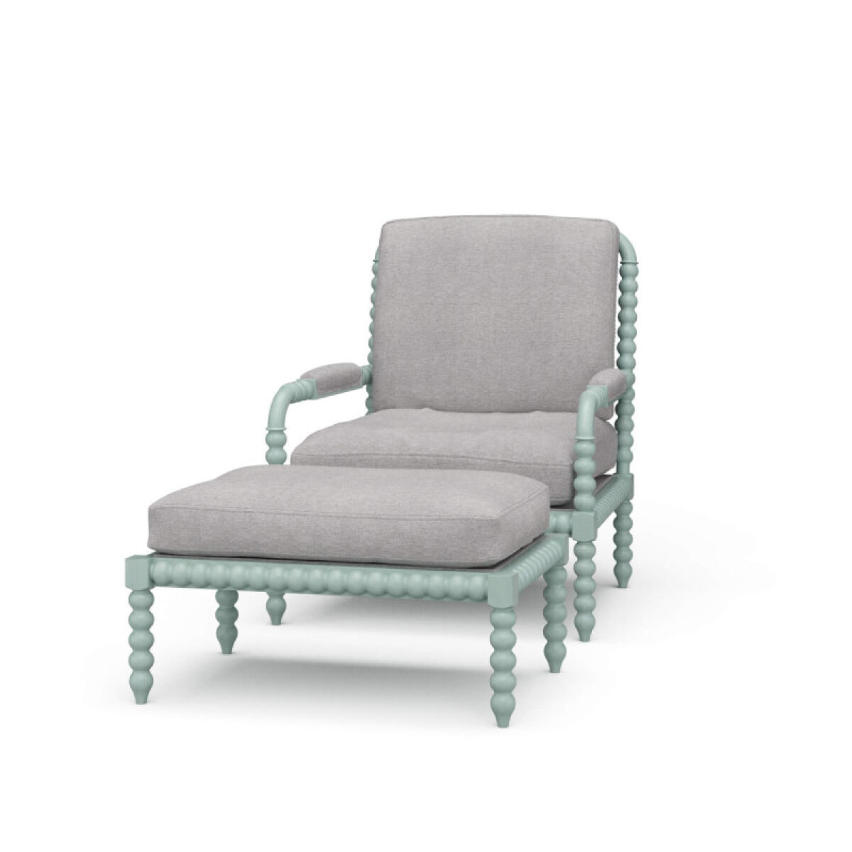 9d1afd99f96b058acd333cbfc0d8e790 Cholet Arm Chair W/ottoman - Image 1