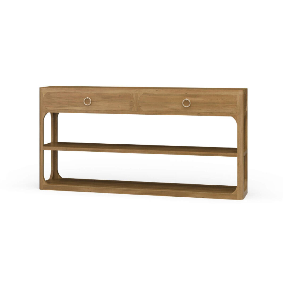 9d1c458e60898b2059aa9d14e920b28d Corte Open Console Table W/ 2 Drawers - Image 1