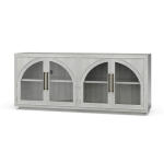 Vannes 4 Door Sideboard W/ Glass Shelves
