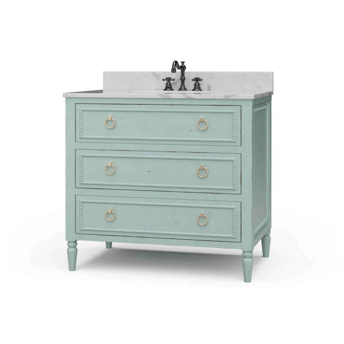 9d2b7d8bf1b7a2208b25d8abc3d23daa Cholet Single Vanity W/ Sink & Marble Top - Image 1