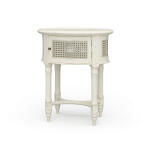 Montego Side Table W/ Rattan Door