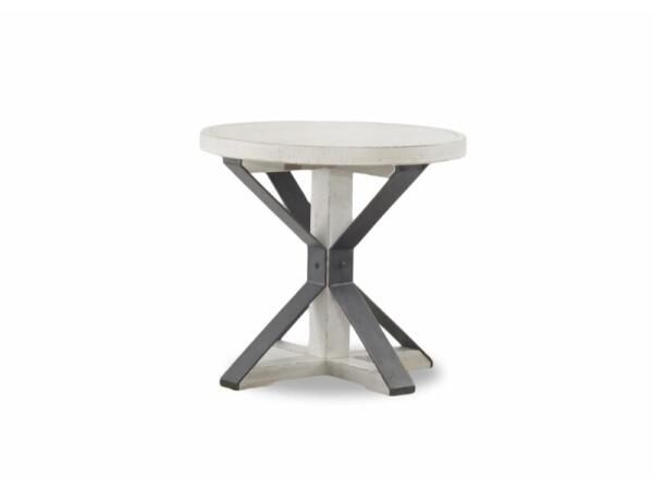 Round End Table End tables Chalk