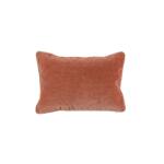 Heirloom Velvet Terra Cotta Lumbar Pillow Cover