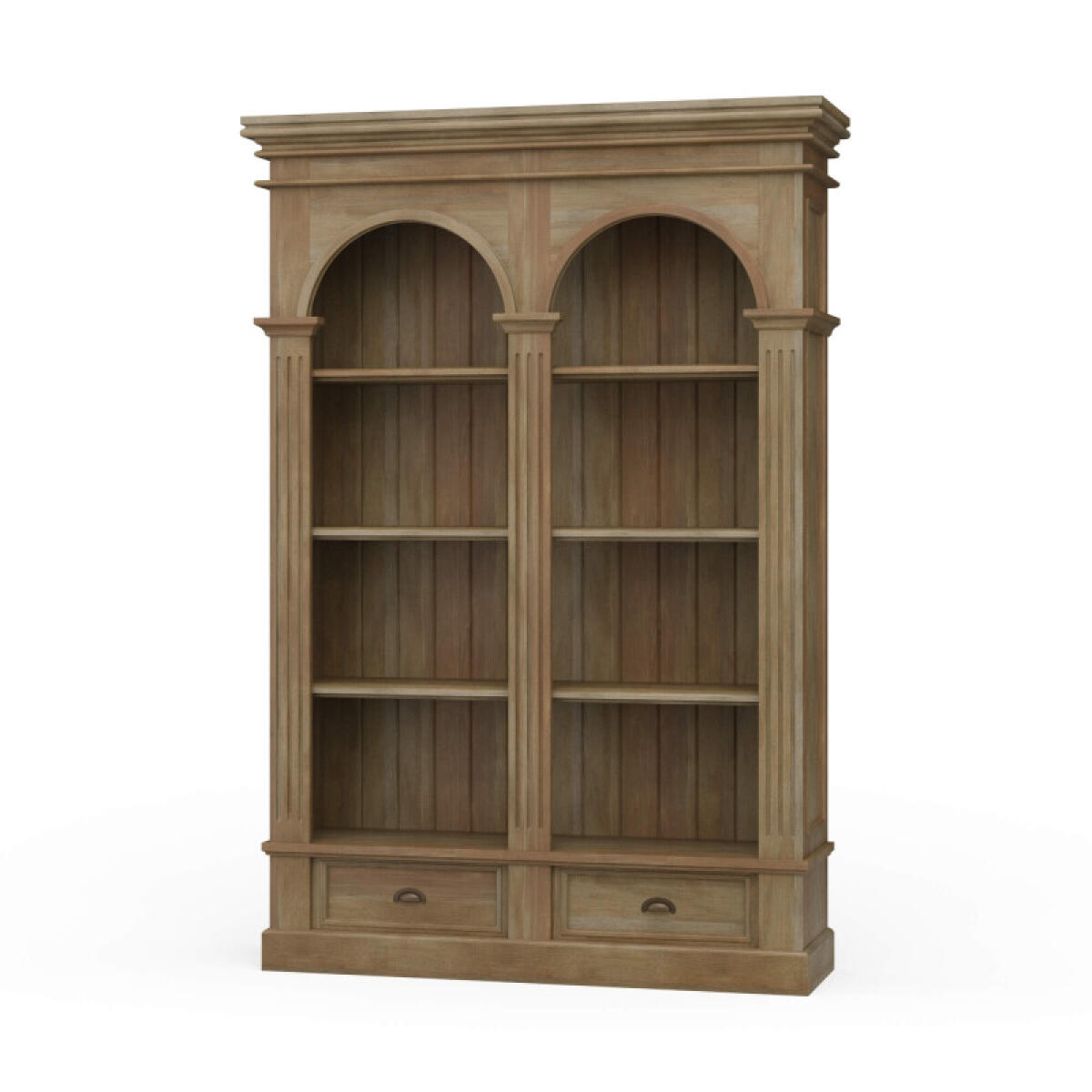 9d76178adb183dcaa4318e09279986a7 Roosevelt Double Arch Bookcase - Image 1