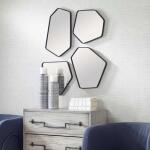 Linneah Mirrors, Black, S/4 Mirrors Black 20