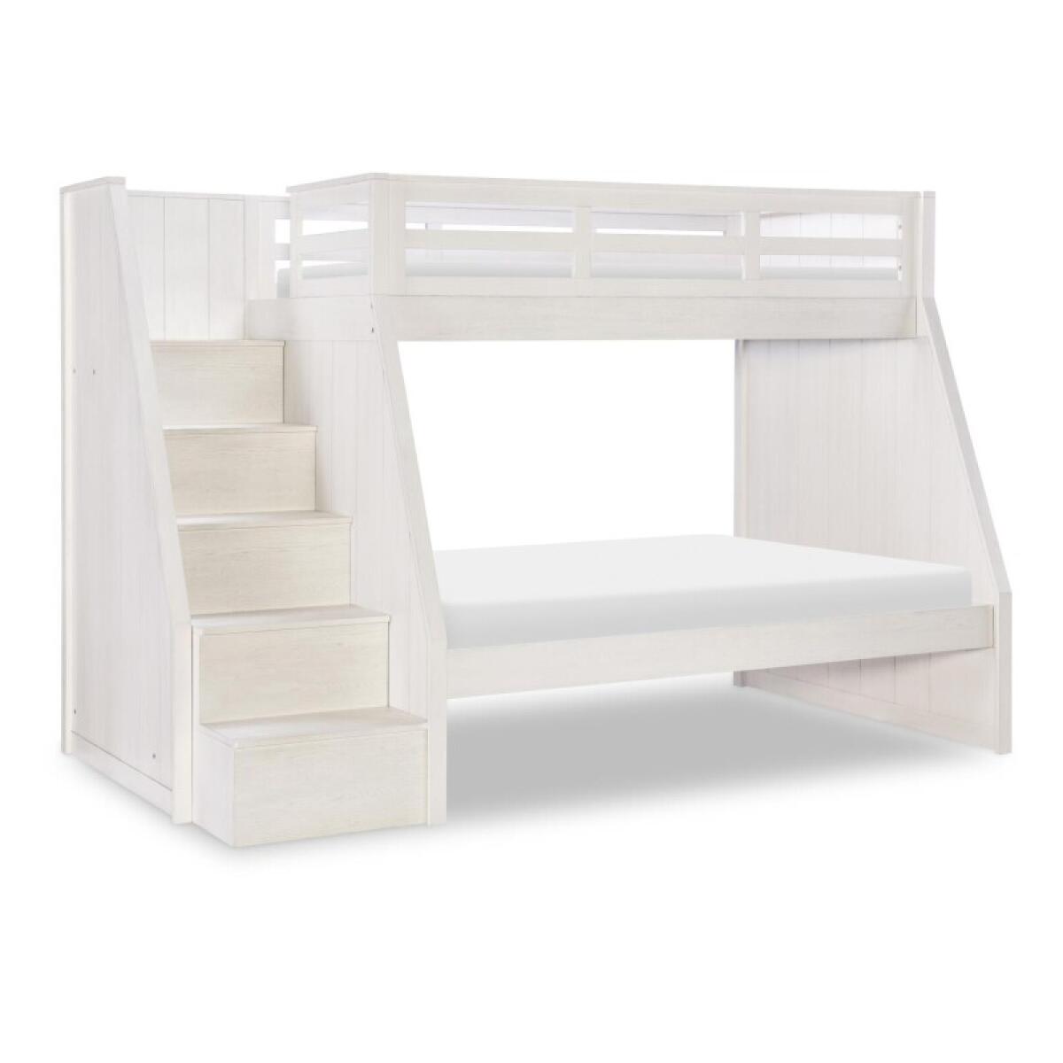 9de610646deec25d79c5b29f8c0719a4 Complete Twin Over Full Bunk Bed - Image 1