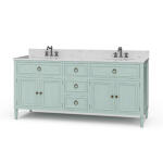 Cholet Double Vanity W/ Sink & Marble Top