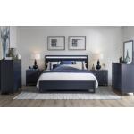 Complete Panel Bed King 6/6 Blue Finish - Image 6