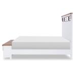 Complete Two Tone Panel Bed Queen 5/0 Beds Beds 11